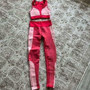 Ribbed Bra and Legging Set